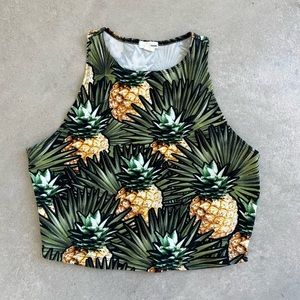 pineapple crop top